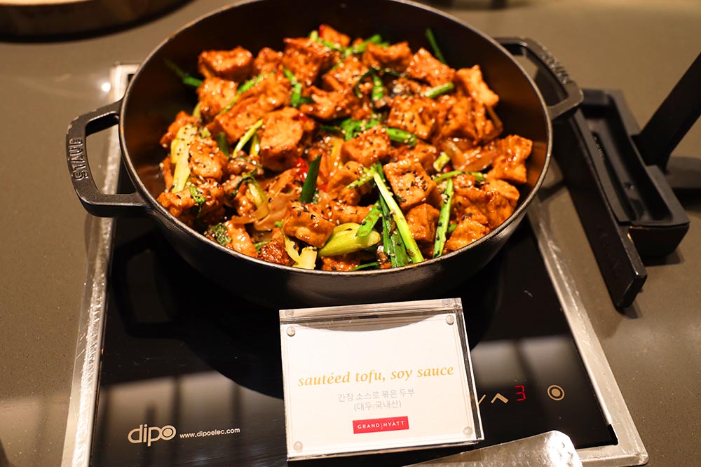 醤油ベースの豆腐炒め 醤油ベースの豆腐炒め