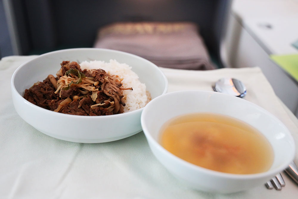 大韓航空 ビジネスクラス プルコギ 大韓航空 ビジネスクラス プルコギ