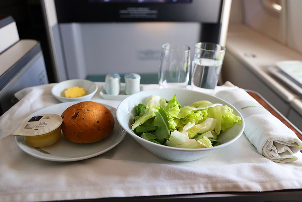 大韓航空ビジネスクラス サラダ 大韓航空ビジネスクラス サラダ