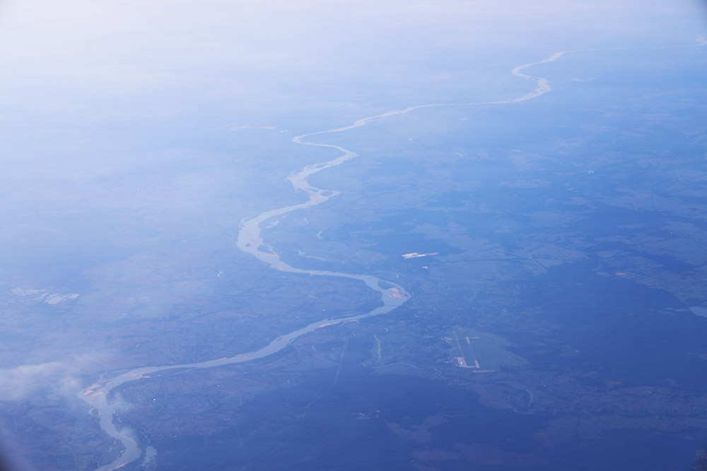 ポーランド上空 ポーランド上空