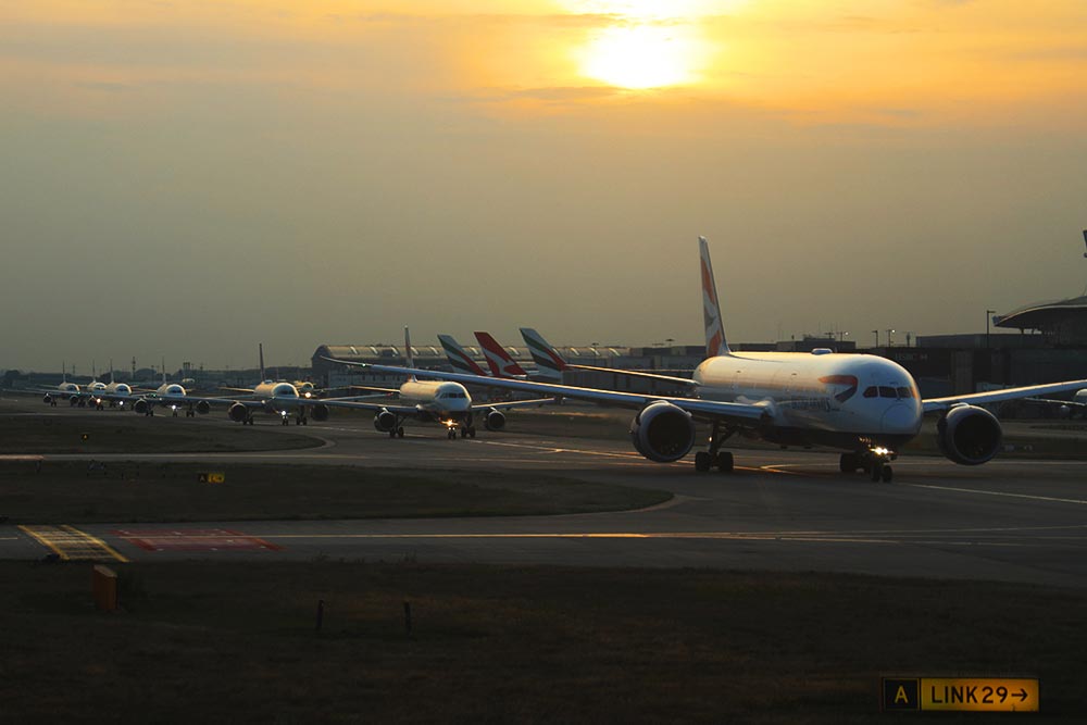 ヒースロー空港混雑