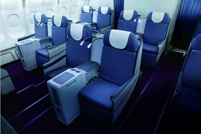 中国南方航空ビジネスクラスシート