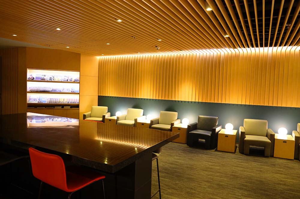 木目調のブース 木目調のブース