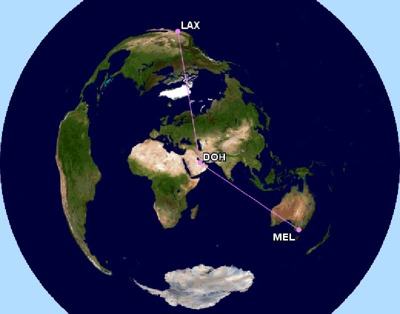 ドーハ中心マップ