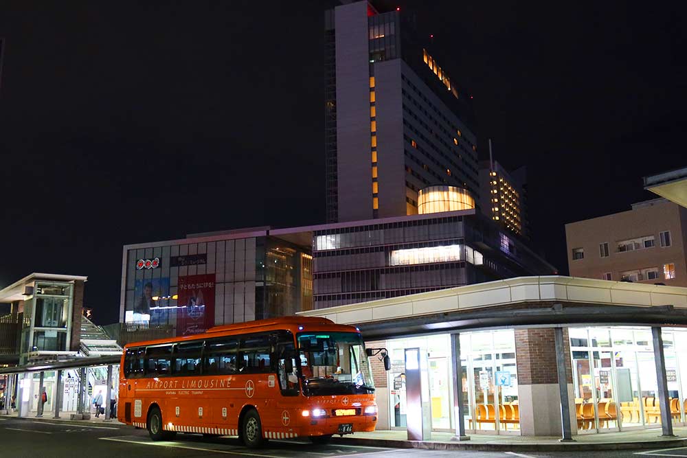 岡山駅西口空港バス乗り場