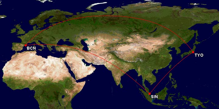 フライトルート比較