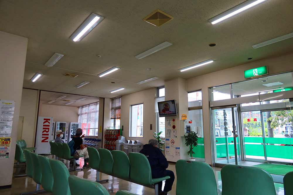 遠軽バスターミナル待合室