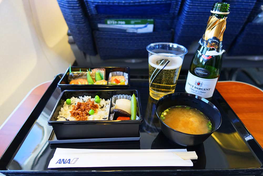 紋別線プレミアムクラス機内食