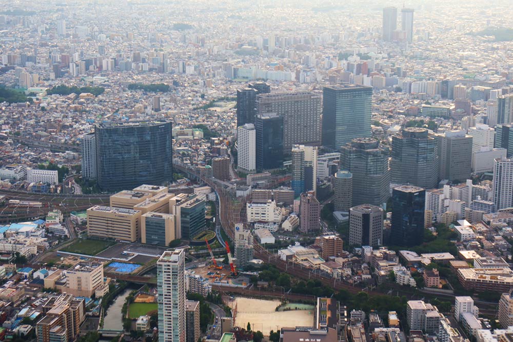 大崎上空 大崎上空