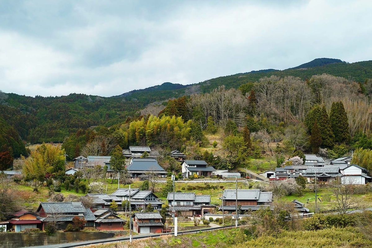 近鉄名古屋線　田園風景
