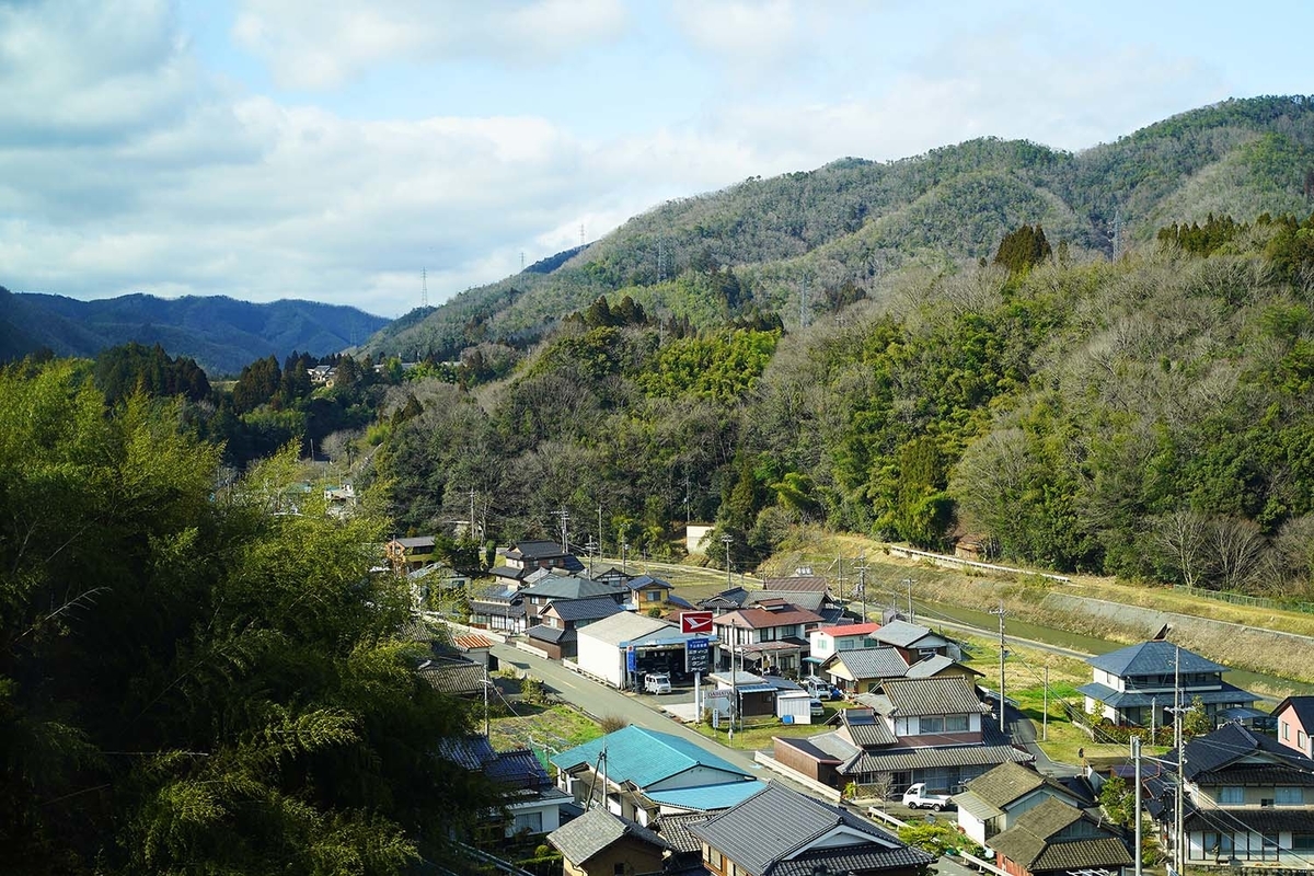 山陰本線の景色 京都