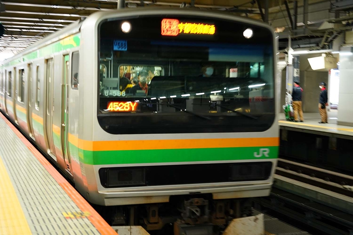 湘南新宿ライン　新宿駅