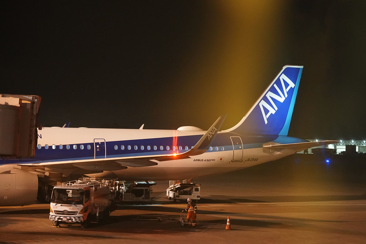 ANA運航の最終便の84便のA321