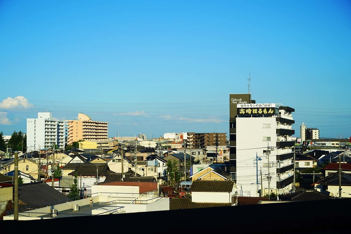 高崎駅付近　上越新幹線