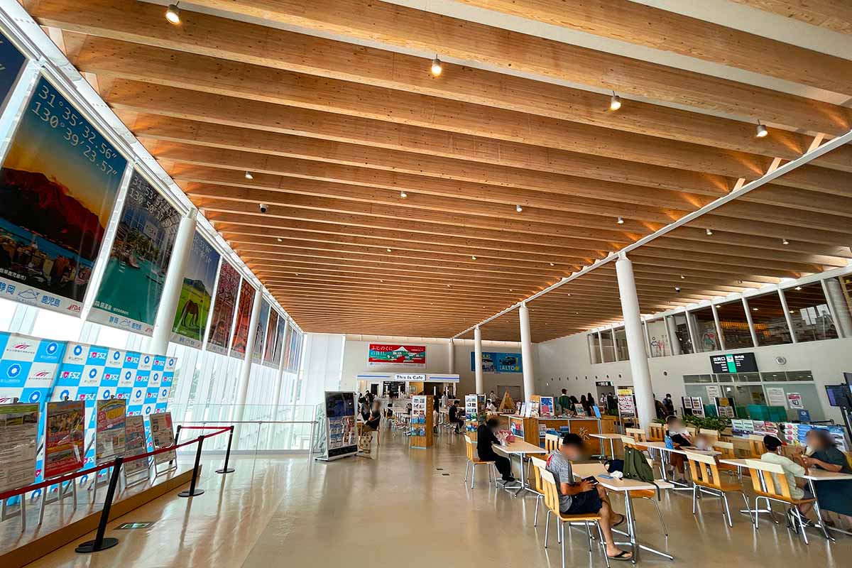 静岡空港搭乗階