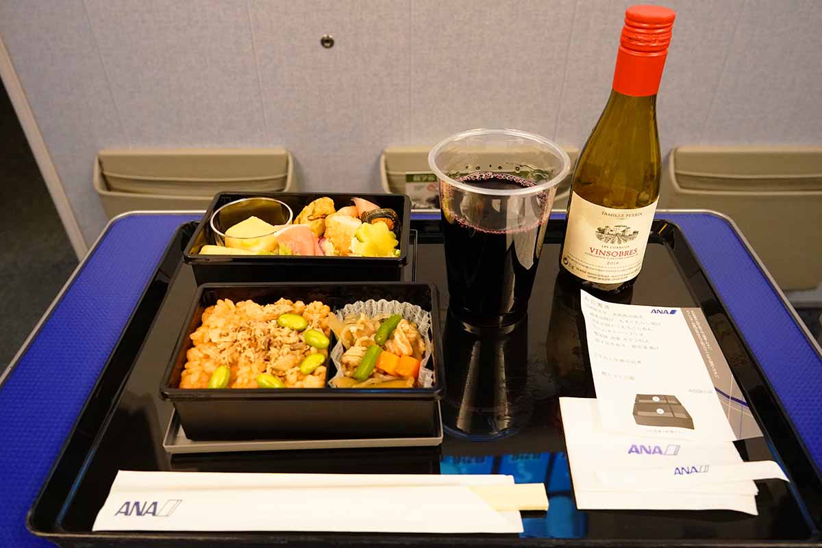 ANA プレミアムクラス機内食