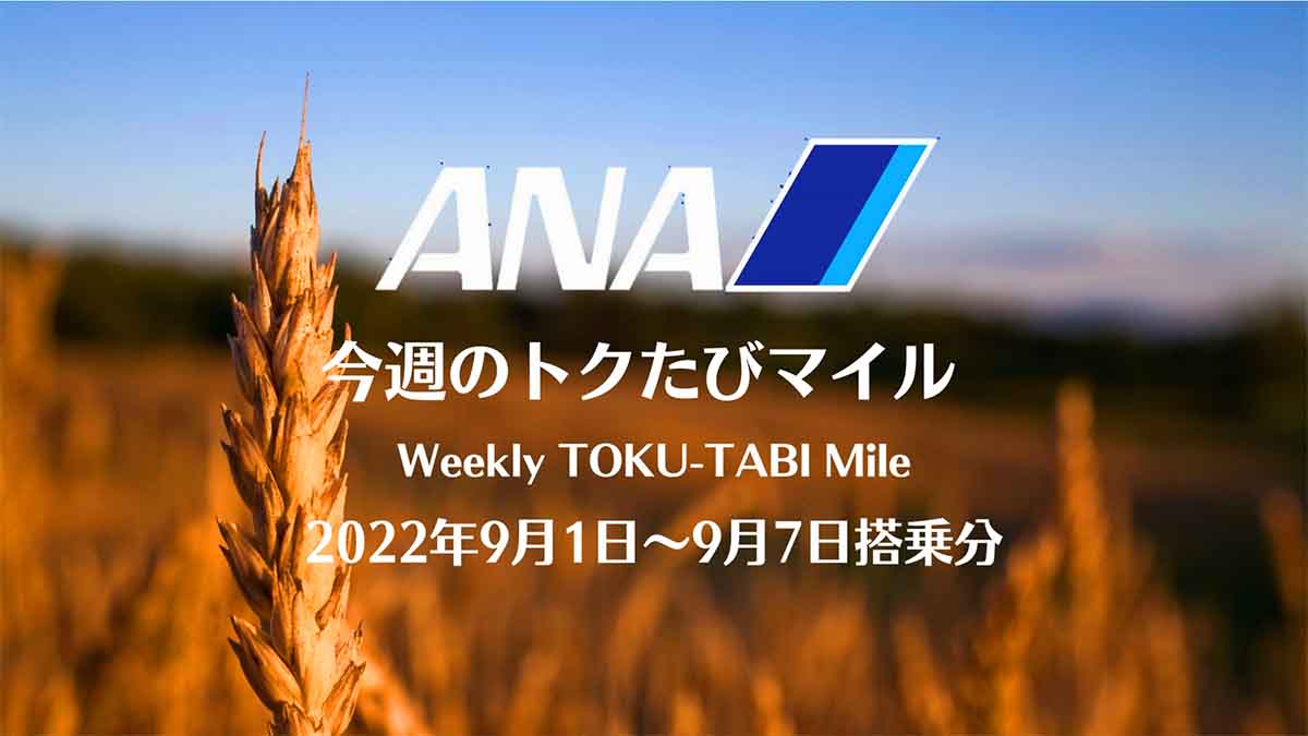ANAトクたびマイル20220901