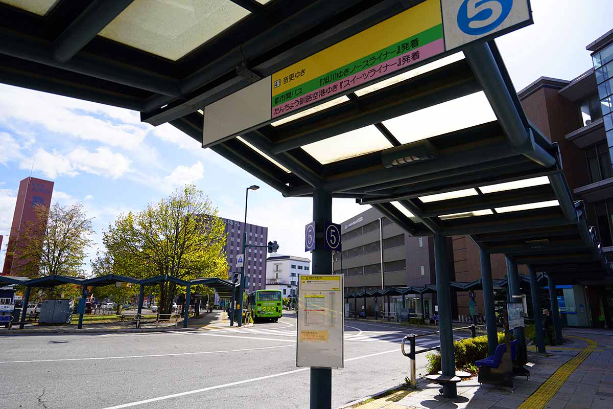 帯広駅前　都市間バス乗り場