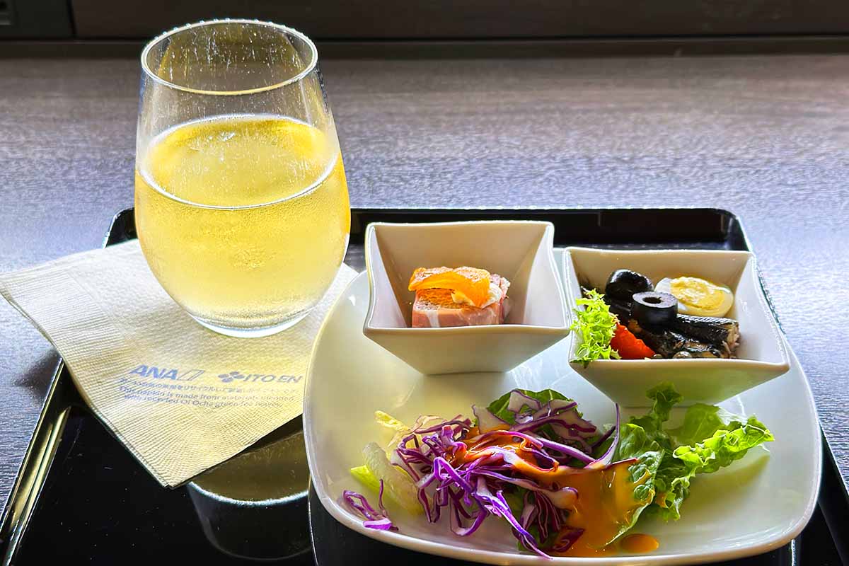 ANA スイートラウンジ　成田　食事