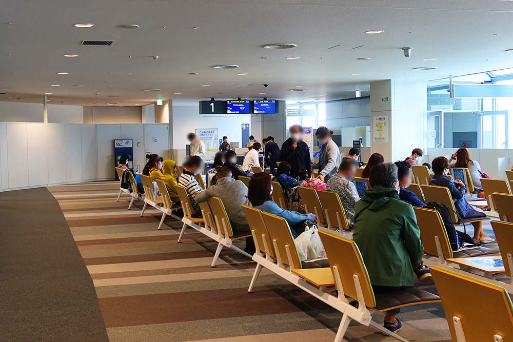 ANA1693便新千歳搭乗口