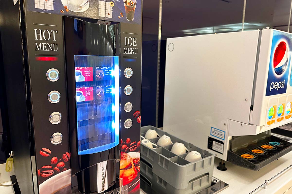 成田空港アライバルラウンジ　ソフトドリンク