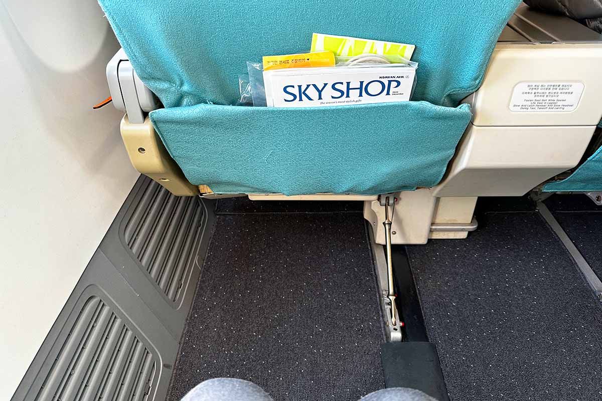 大韓航空ビジネスクラスシートピッチ