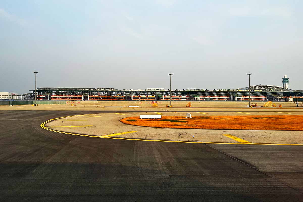 仁川空港ターミナル増床中