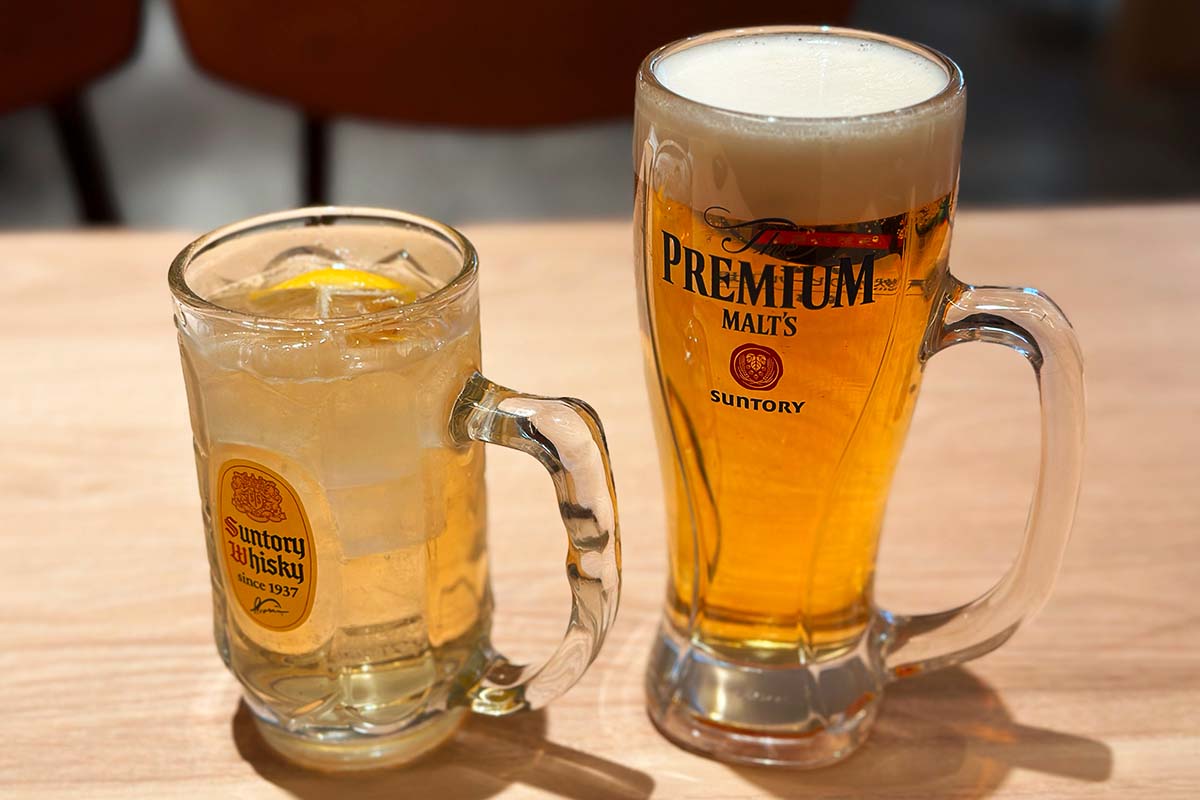 モルツと角ハイボール