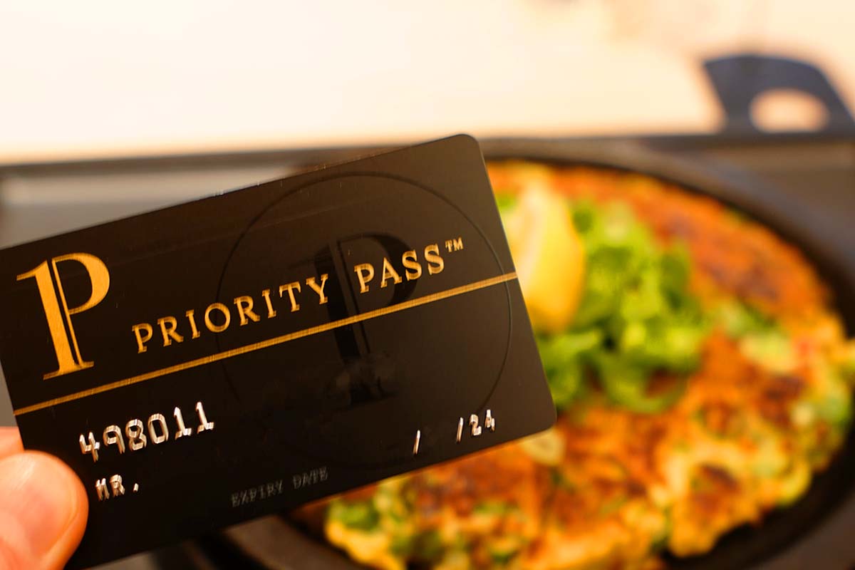 プライオリティパスお好み焼き