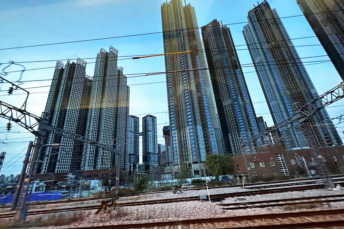 ソウル市内高層マンション
