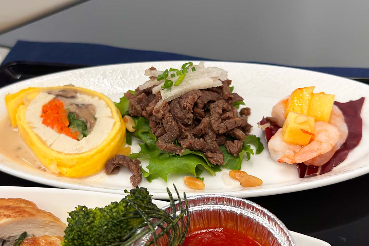 ANA　ビジネスクラス機内食　前菜