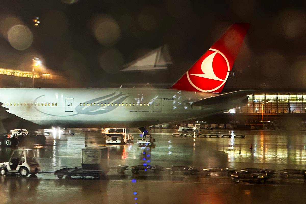 羽田空港にてターキッシュエアラインズ