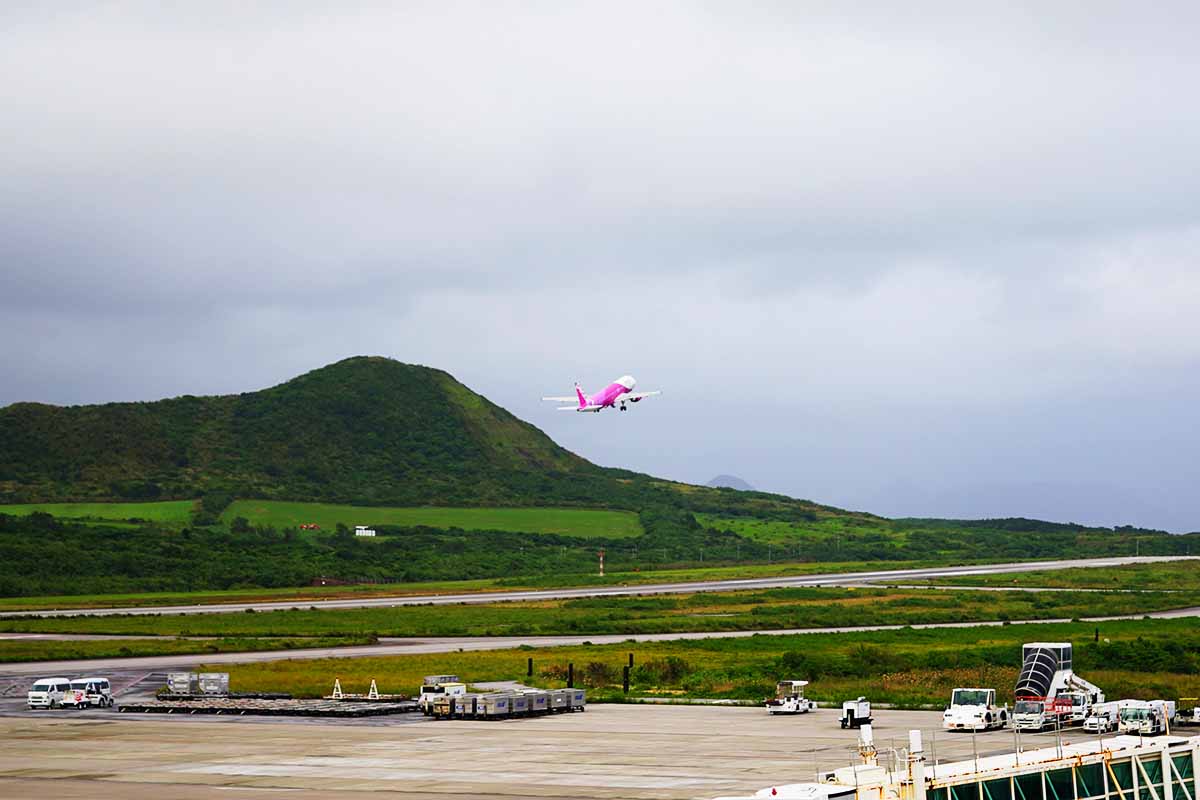 ピーチ石垣島離陸