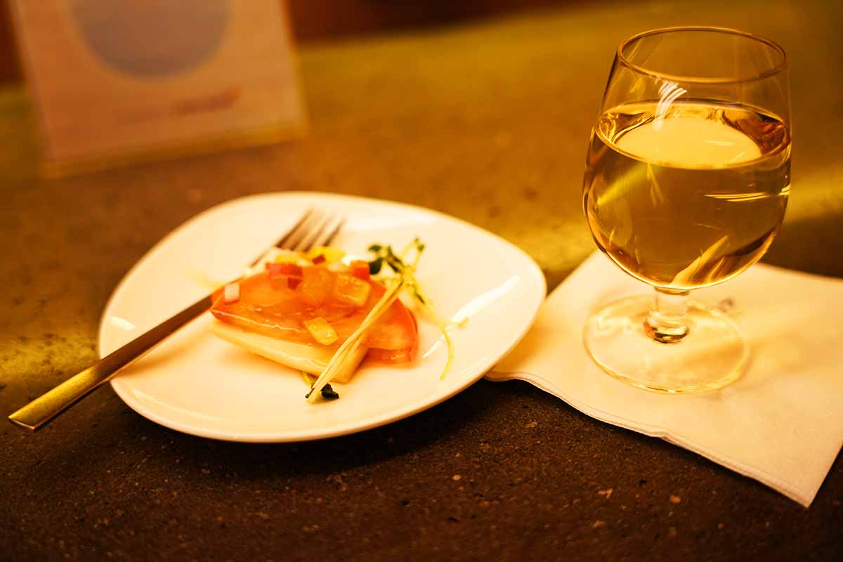 アシアナ空港ラウンジ　盛り付け