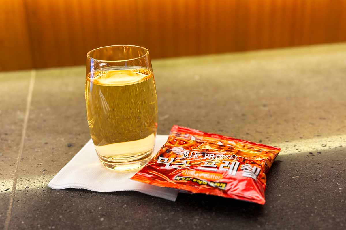 アシアナ航空ラウンジ　ドリンクモード