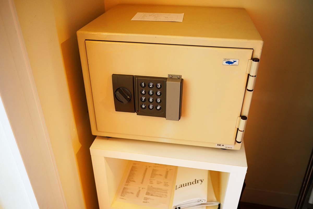 ANAインターコンチネンタル石垣リゾートプレミアムルーム セーフティボックス