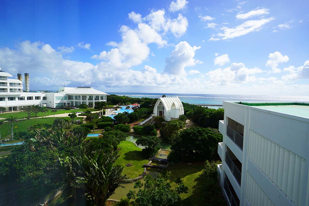 ANAインターコンチネンタル石垣リゾートプレミアムルーム 窓からの景色