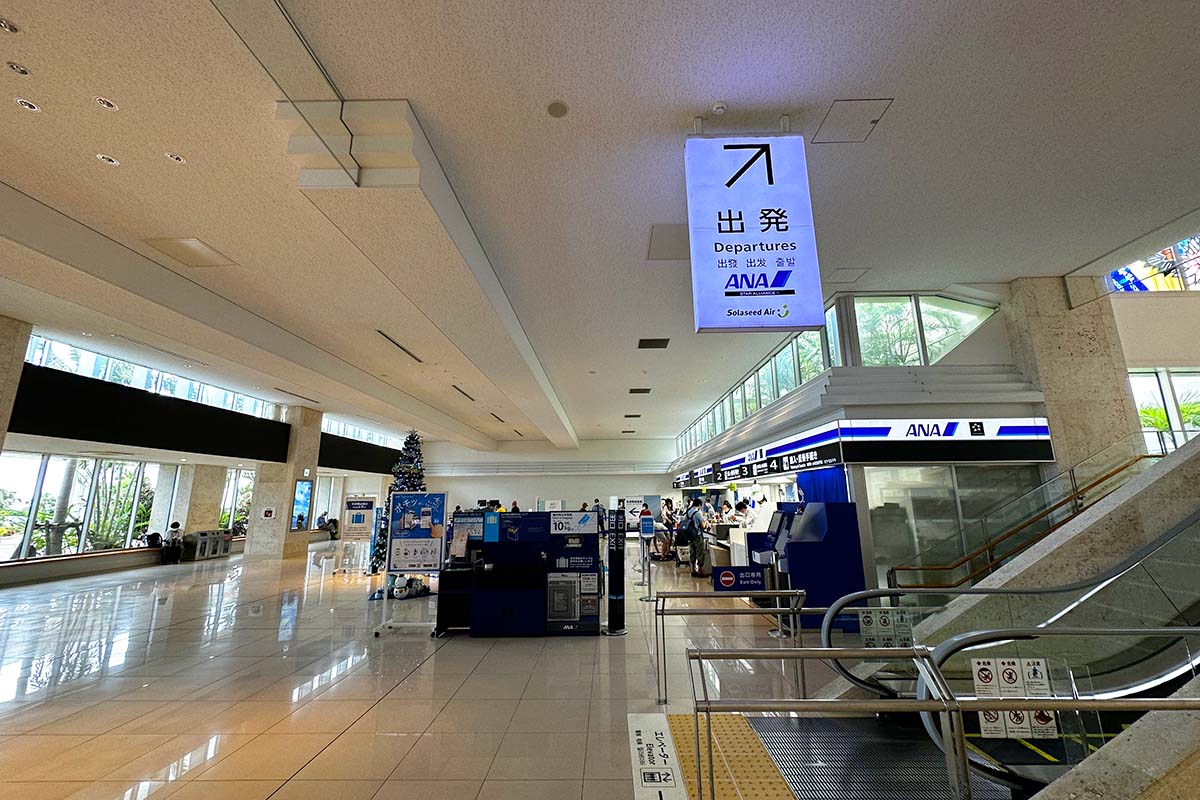 石垣空港　ANAカウンター