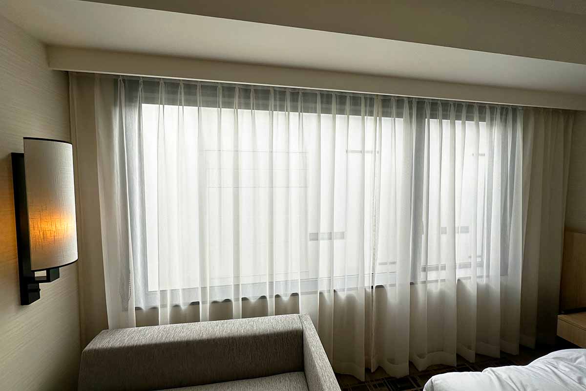 ハイアットプレイス京都　キングルーム窓