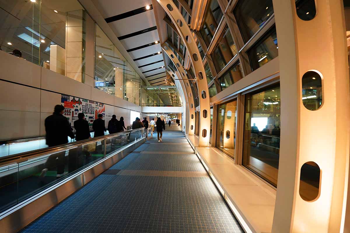 冬至の羽田空港