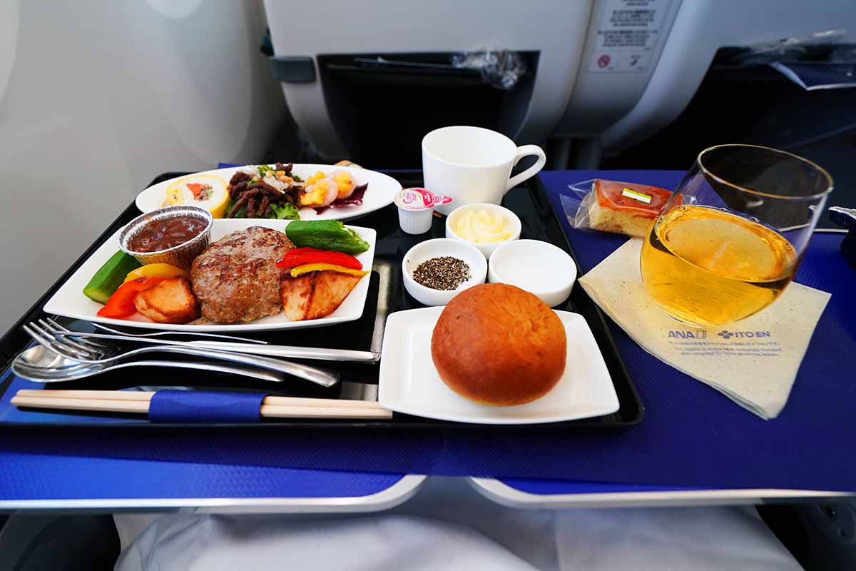 ANA ビジネスクラス機内食　韓国発