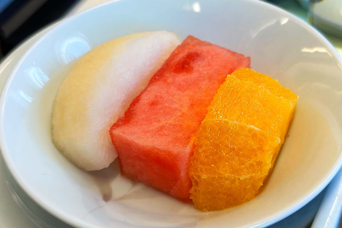 大韓航空A330-300 ビジネスクラス　デザート