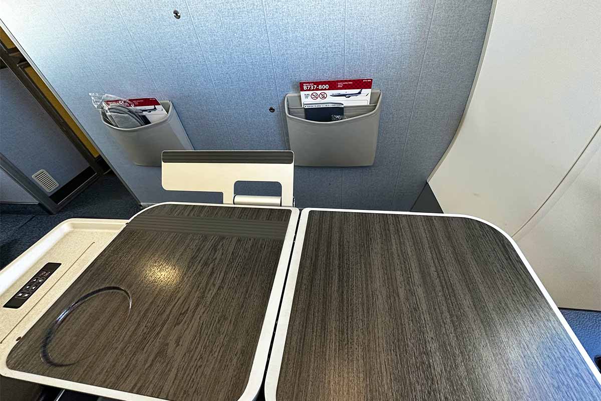 ANA B738 新世代　シートテーブル