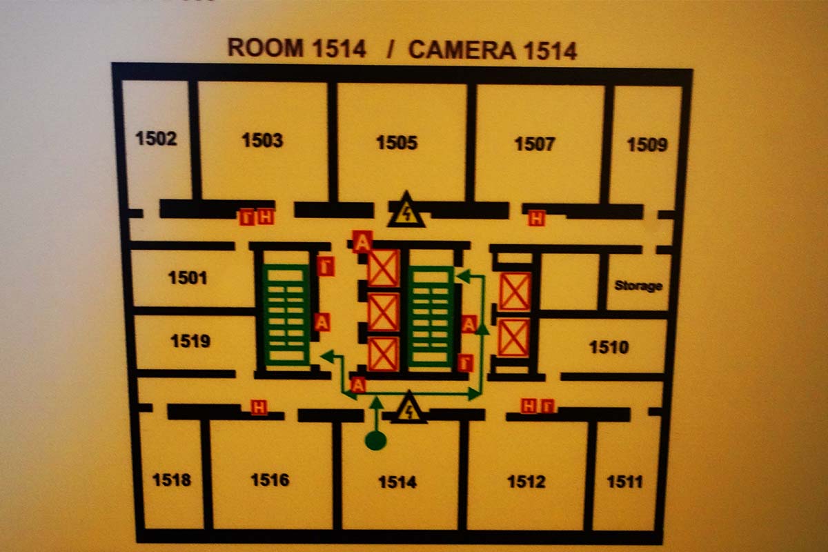シェラトンブカレストホテル　フロアマップ
