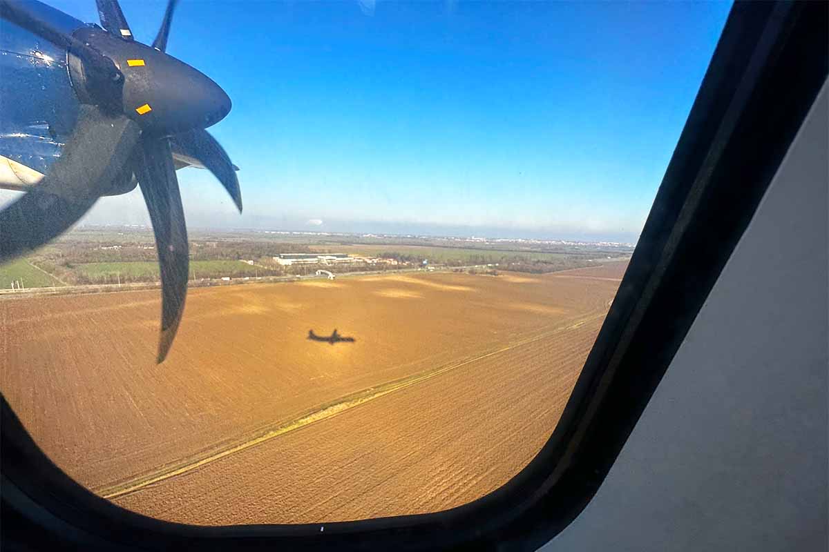 ATR72着陸