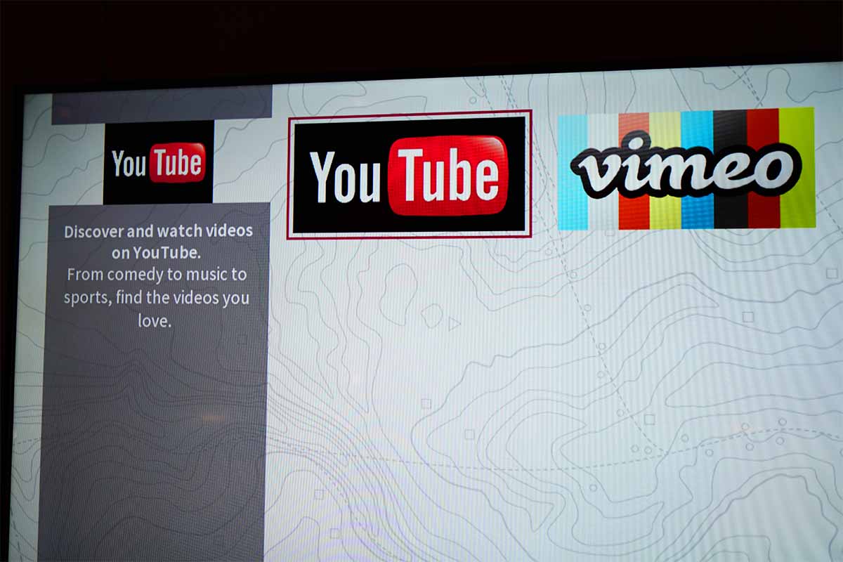 スコピエマリオット　YouTube対応テレビ