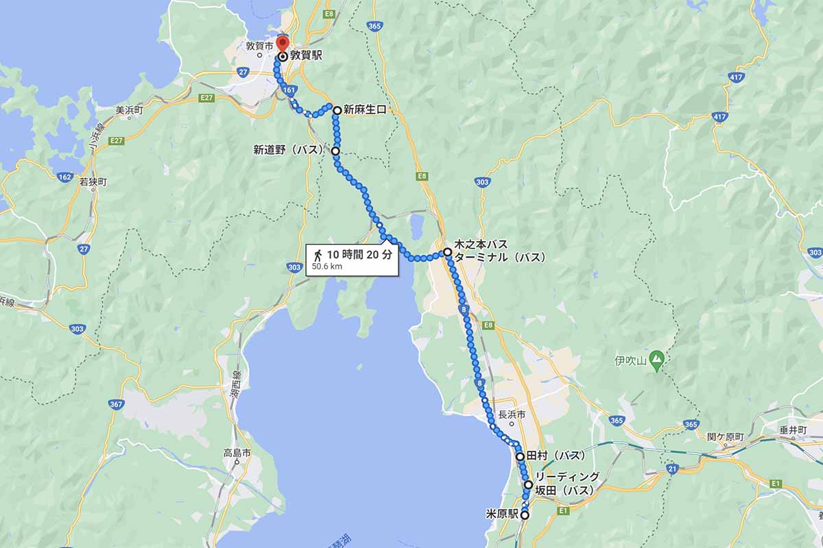 琵琶湖東岸
