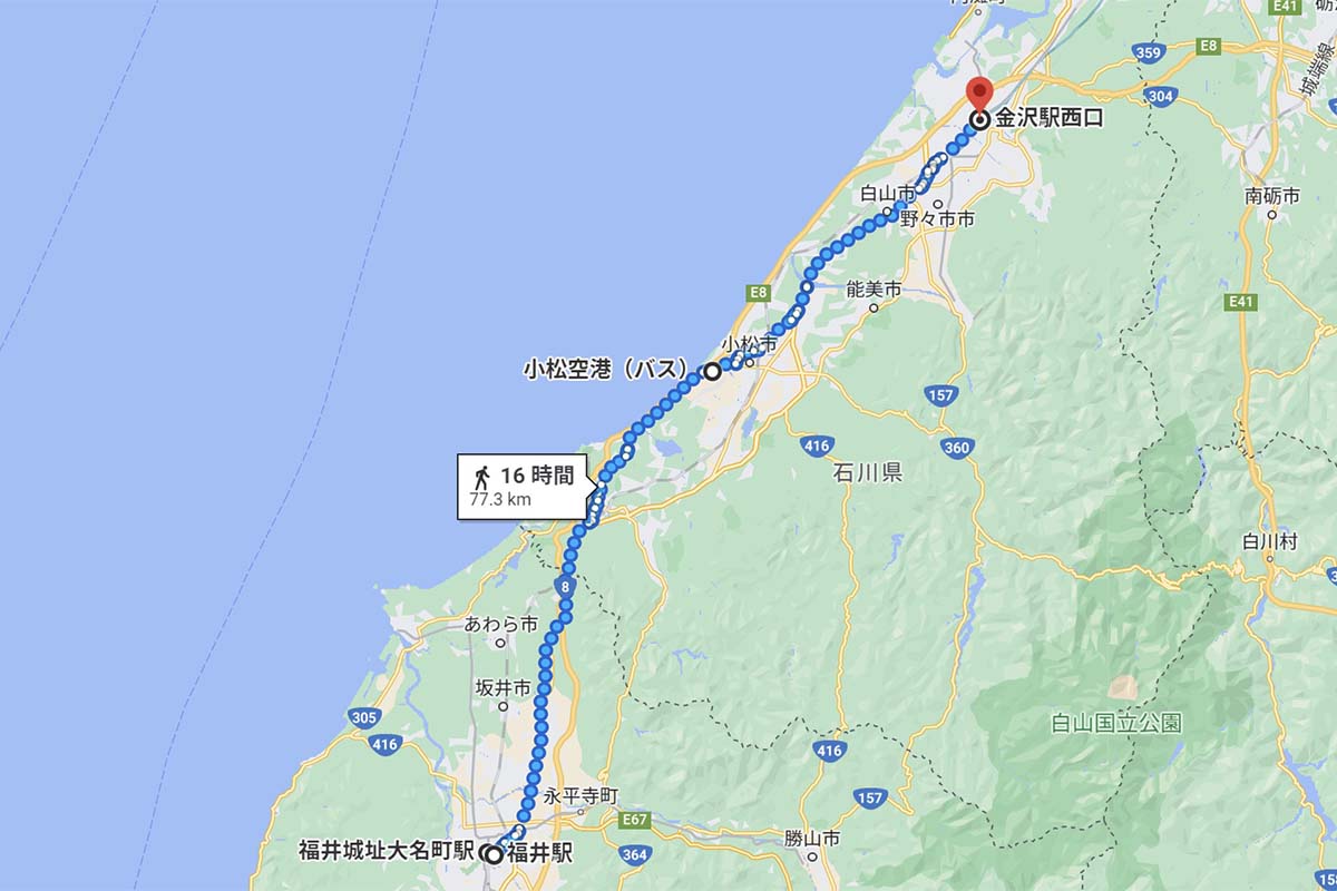 小松空港ルート