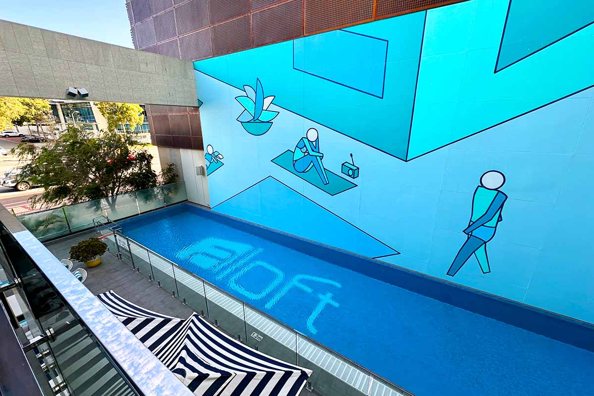 Aloft perth pool overview