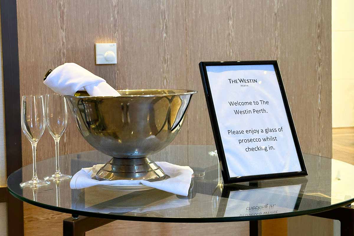 The Westin Perth Welocme Drink